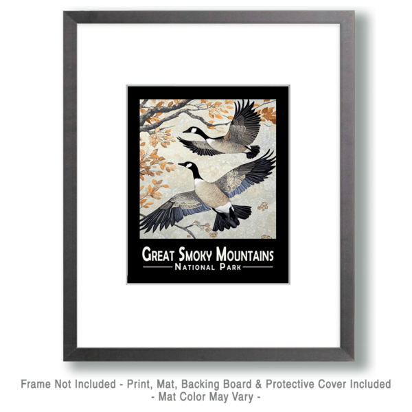 Great Smoky Mountains - Two Canadian Geese Art