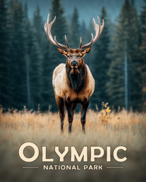 Olympic National Park - Bull Elk