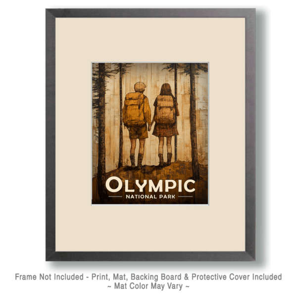 Olympic National Park - Hiking Together Art