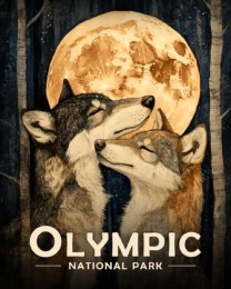 Olympic National Park - Wolves in Love