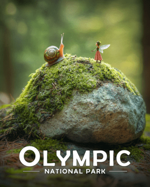 Olympic National Park - Fairy Meets Snail