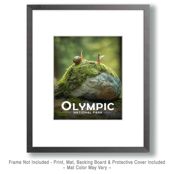 Olympic National Park - Fairy Meets Snail Art