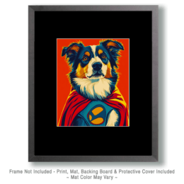 Hero Australian Shepherd Art