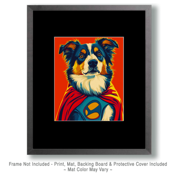 Hero Australian Shepherd Art