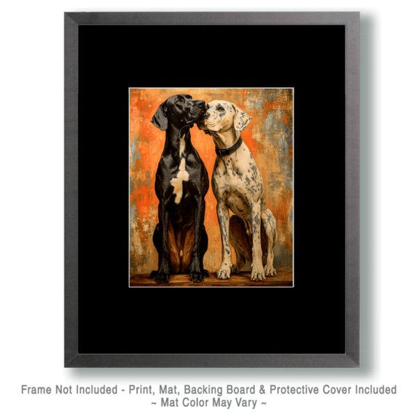 Great Dane Pair Art