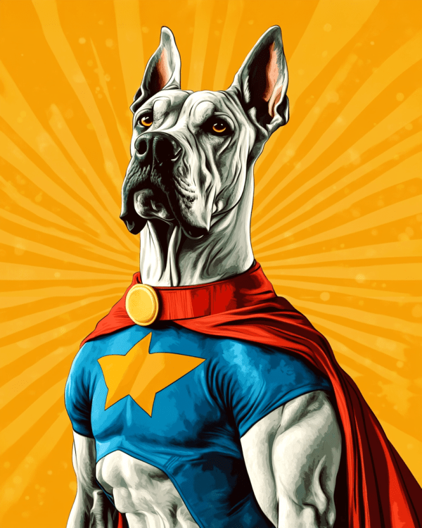 Superhero Great Dane