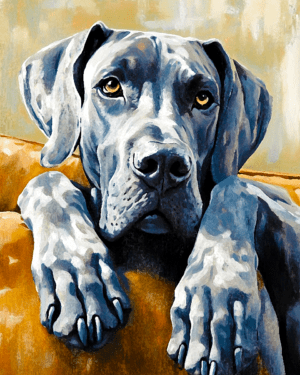 Waiting Great Dane