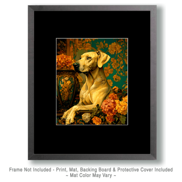 Fawn Great Dane Portrait Art