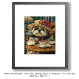 Impatient Shih Tzu Art