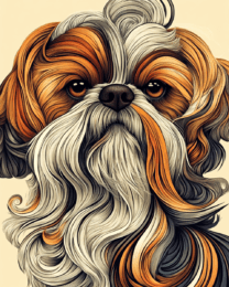 Stylized Shih Tzu