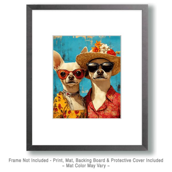 Cool Chihuahua Couple Art