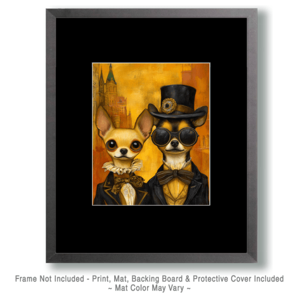 Chihuahuas on the Town Art