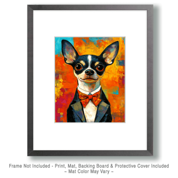 Bowtie Chihuahua Art