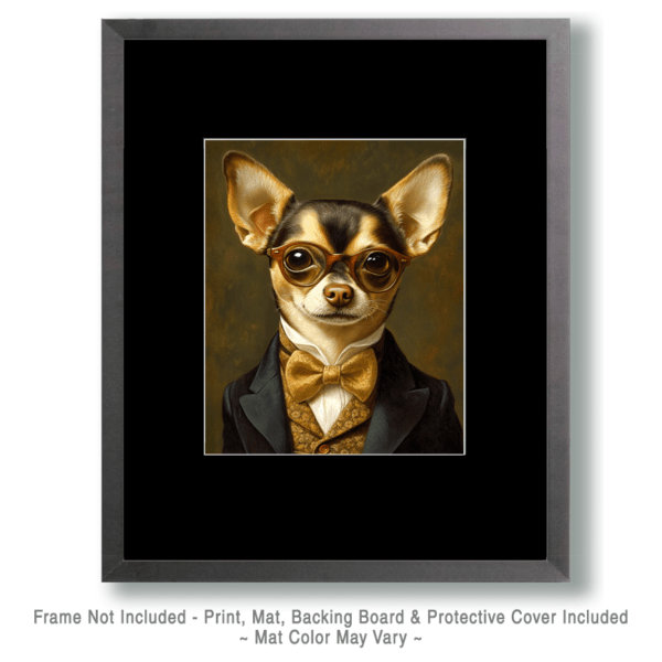 Chihuahua Nerd Art