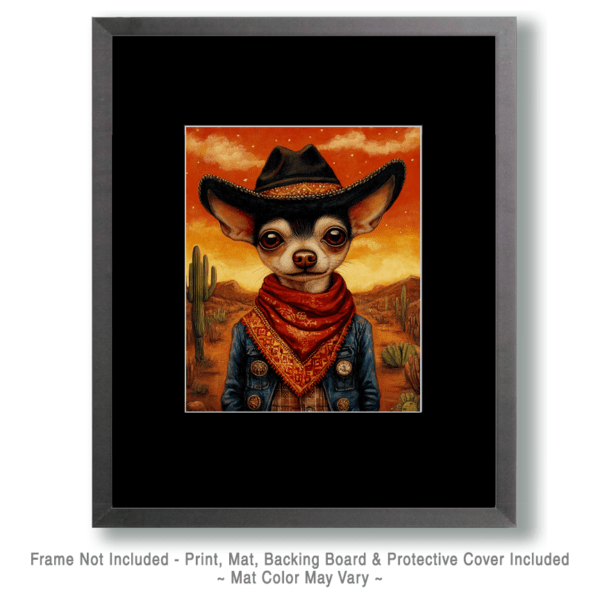 Chihuahua Vaquero Art