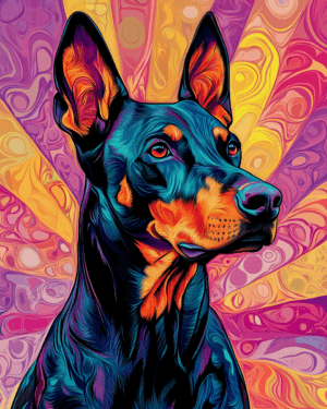 BOHO Doberman Pinscher