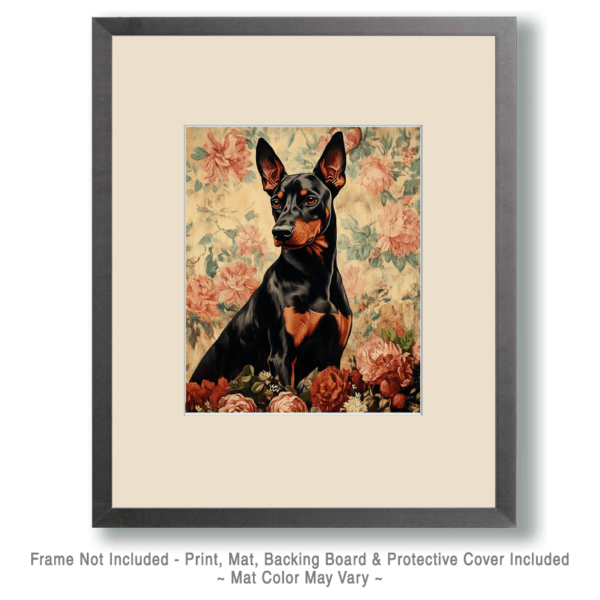 Old Fashion Doberman Pinscher Art