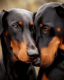 Doberman Pinscher Besties