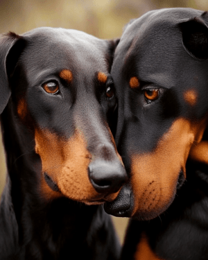 Doberman Pinscher Besties