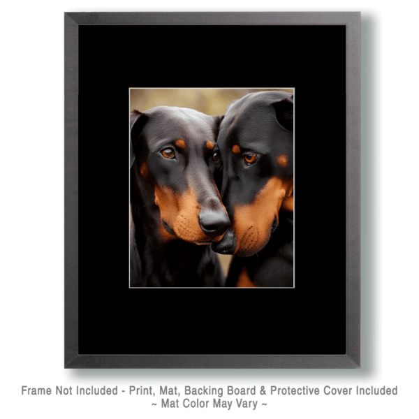 Doberman Pinscher Besties Art