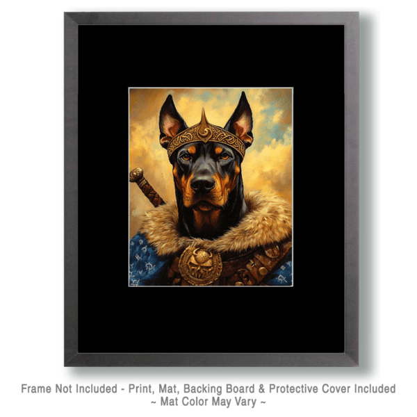 Doberman Pinscher King Art