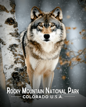 Rocky Mountain National Park - Wolf and Birch