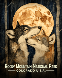 Rocky Mountain National Park - Wolves in Love