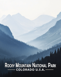 Rocky Mountain National Park - Misty Mountain Morning