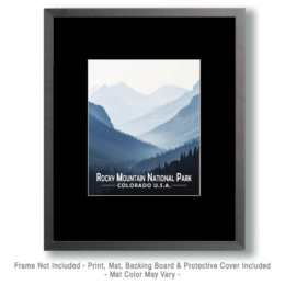 Rocky Mountain National Park - Misty Mountain Morning Art