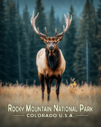 Rocky Mountain National Park - Bull Elk