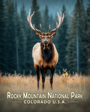 Rocky Mountain National Park - Bull Elk