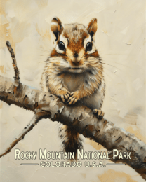 Rocky Mountain National Park - Baby Chipmunk