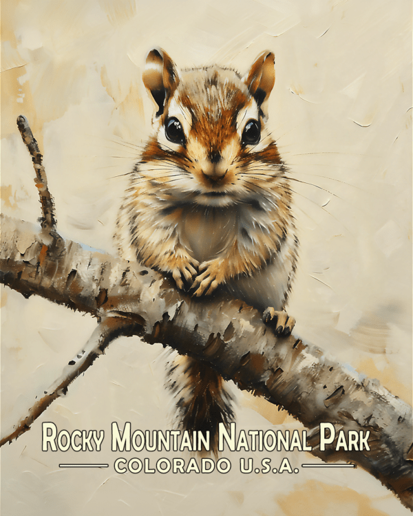 Rocky Mountain National Park - Baby Chipmunk