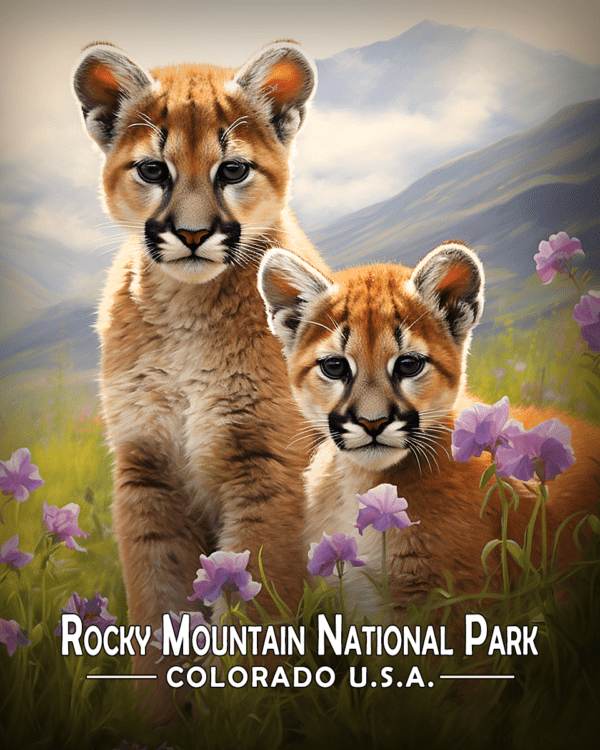 Rocky Mountain National Park - Mountain Lion Kittens