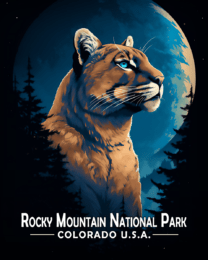 Rocky Mountain National Park - Midnight Mountain Lion