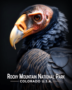 Rocky Mountain National Park - Vulture Portrait