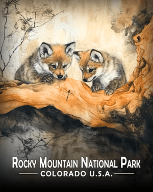 Rocky Mountain National Park - Wolf Pups