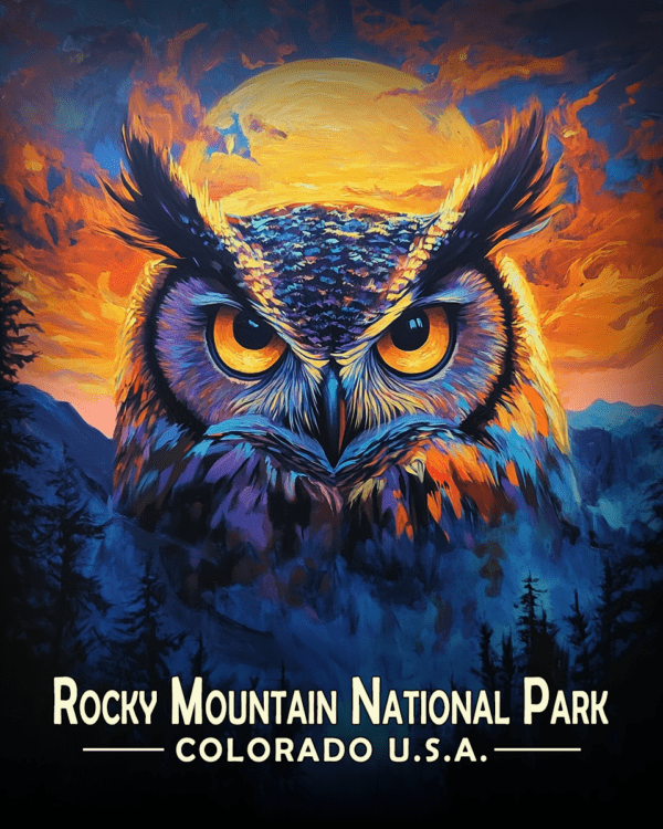 Rocky Mountain National Park - Midnight Owl