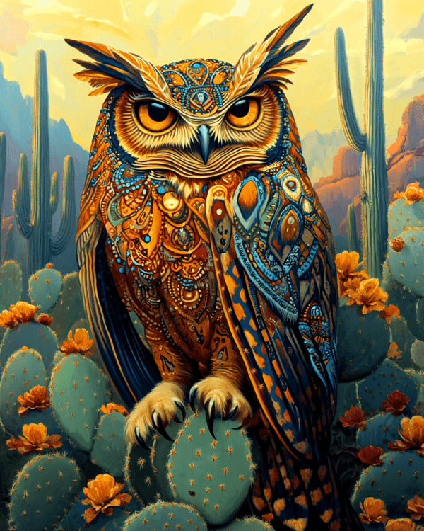 BOHO Desert Owl