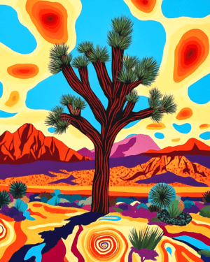 Abstract Joshua Tree