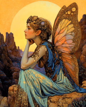 Fairy in Morning Contemplation