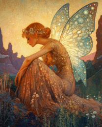 Fairy on a Quiet Desert Morning