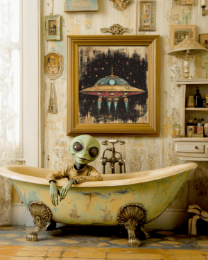 Alien in a Bathtub