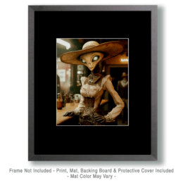 Cowgirl Alien #1 Art