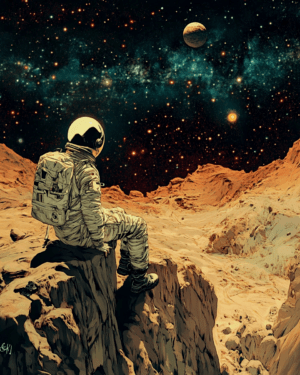 Astronaut Resting