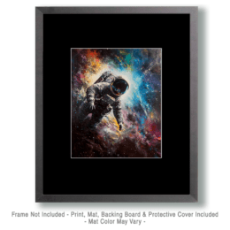 Astronaut in Space Art