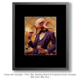 Two Handed Drinker Art