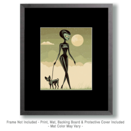 Mista and Haro Out for a Walk Art