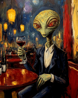 Impressionist Alien Toast