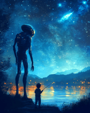 Fishing with an Extraterrestrial